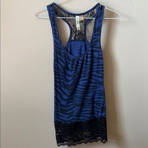 Zebra print tank